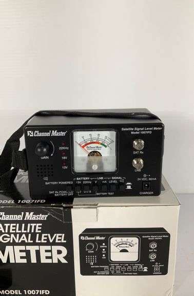 chanel master satellite signal meter 1081|channel master antenna signal meter.